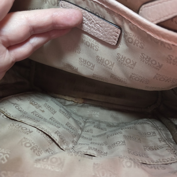 Michael Kors Pink Studded Women's Backpack - Picture 14 of 14